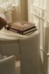 YOME Sminkbordsset - Off White - Lyxigt runt sminkbord - Bild 7